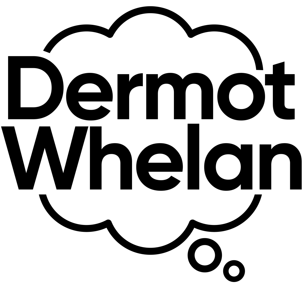 Dermot Whelans Logo in Black